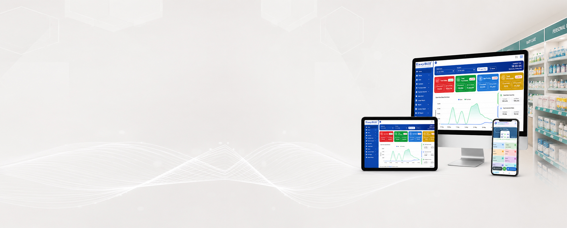 Pharmacy Billing Software in Jammu & Kashmir for medical store billing and inventory management