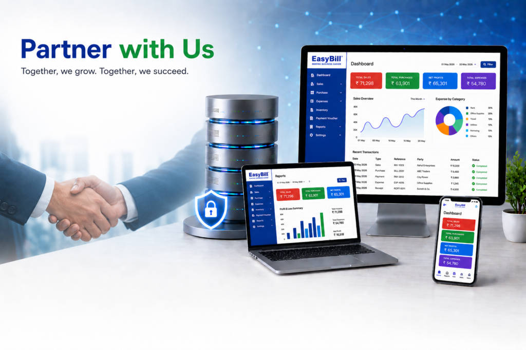 partner ;Accounting Software for Small Business; Partnership Accounting Software; Jewellery Billing Software