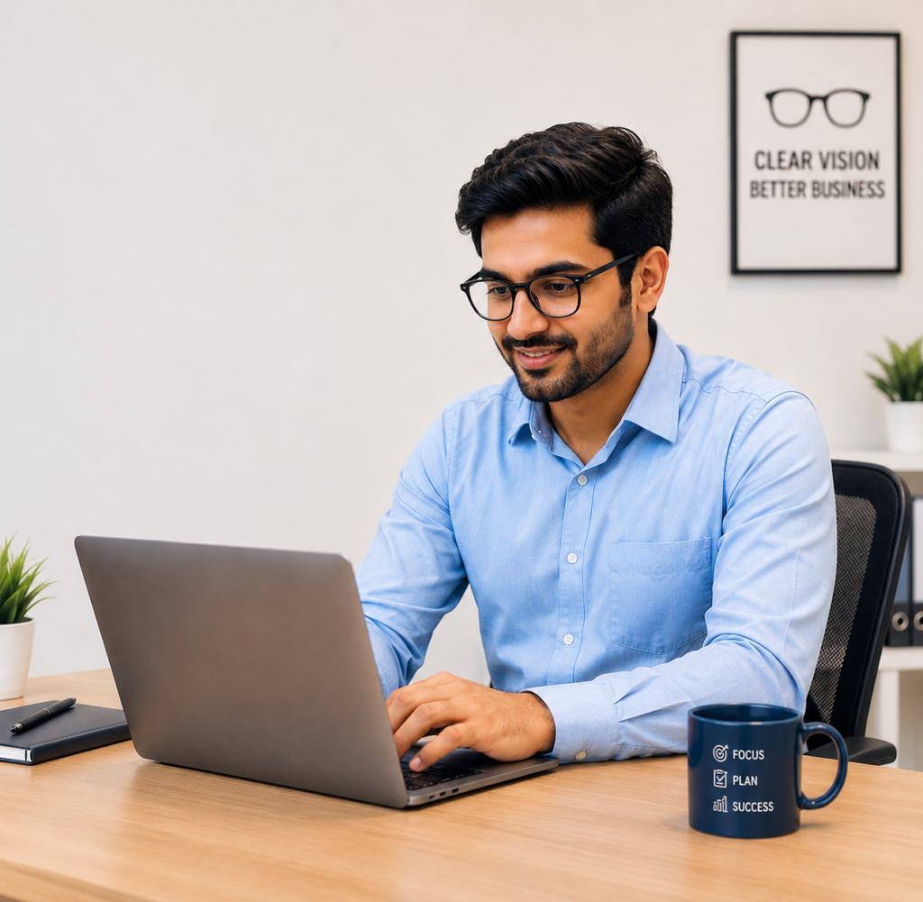 optical store management software