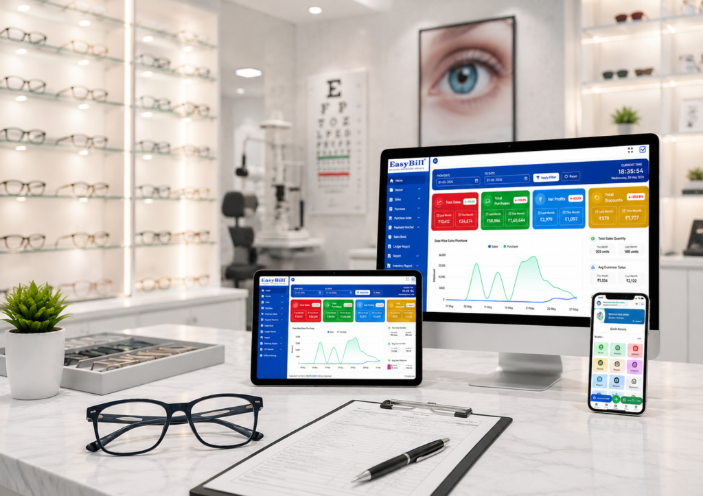 eyewear shop management software